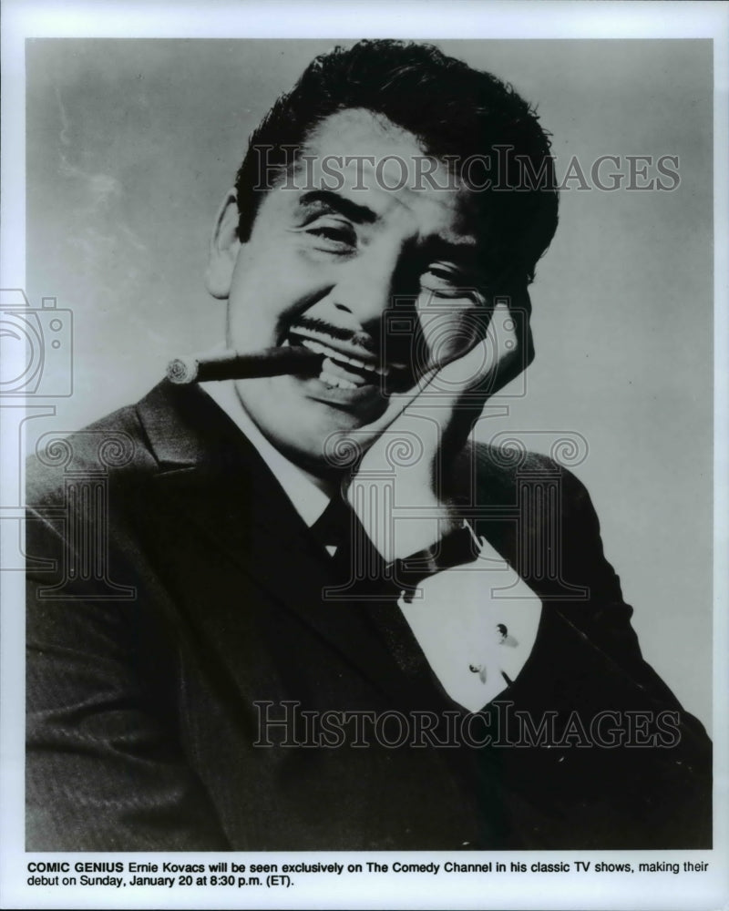 Press Photo Ernie Kovacs classic comedy TV shows on Comedy Channel - cvp63381 - Historic Images
