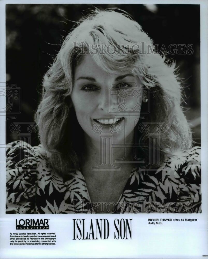 1989, Brynn Thayer stars as Margaret Judd MD in Island Sun - Historic Images