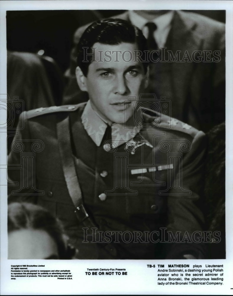 1993, To Be Or Not To Be Tim Matheson - cvp63554 - Historic Images