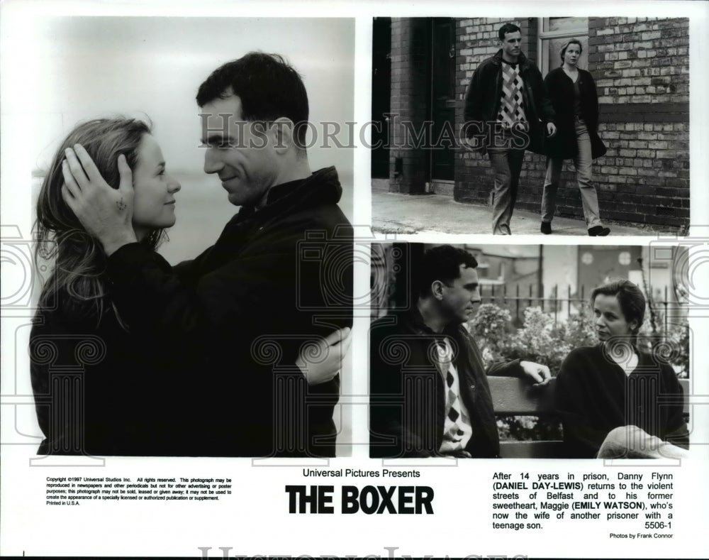 1997, Daniel Day-Lewis and Emily Watson star in The Boxer - cvp63667 - Historic Images