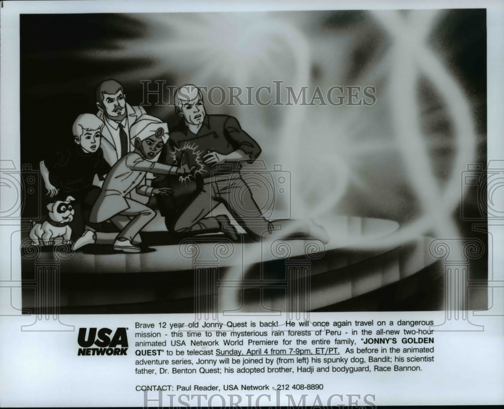 Press Photo Scene from cartoon Jonny&#39;s Golden Quest - cvp63705 - Historic Images