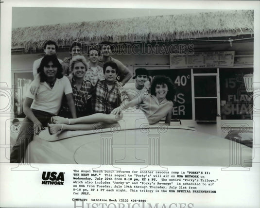Press Photo Angel Beach bunch in Porky's II The Next Day - cvp63758 - Historic Images