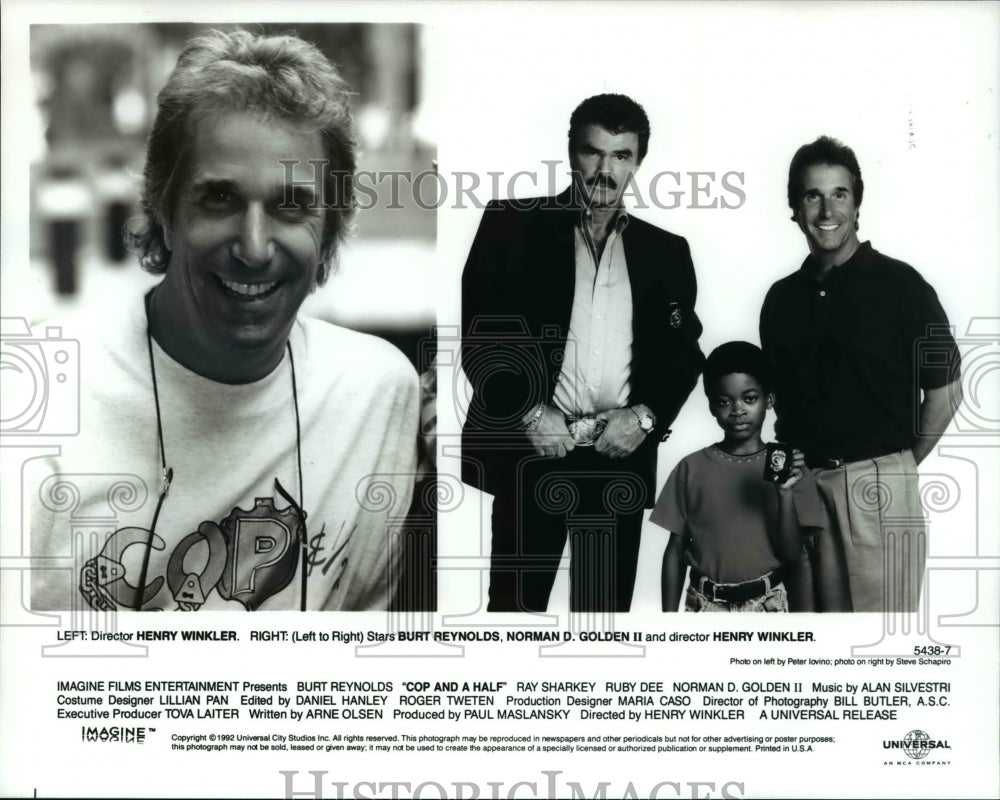 1994, Director Winkler, Burt Reynolds in Cop and a Half - cvp63881 - Historic Images