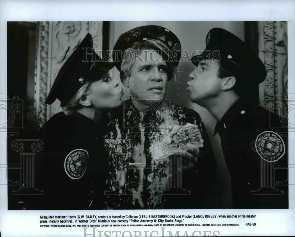1989, G.W. Bailey in Police Academy 6: City Under Siege - cvp64018 - Historic Images