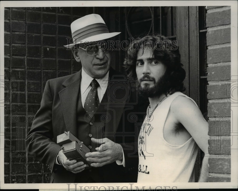 1977 Telly Savalas and Daniel Feraldo in Kojak - Historic Images