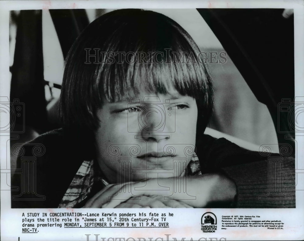 1977 Press Photo Lance Kerwin in James At 15 - cvp64197 - Historic Images