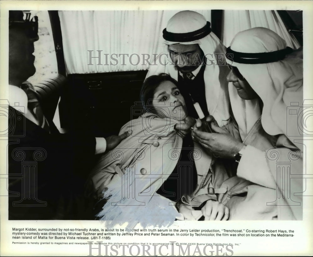 1983, Buena Vista presents Trenchcoat with Robert Hays and Margo - Historic Images