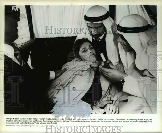 1983, Buena Vista presents Trenchcoat with Robert Hays and Margo - Historic Images