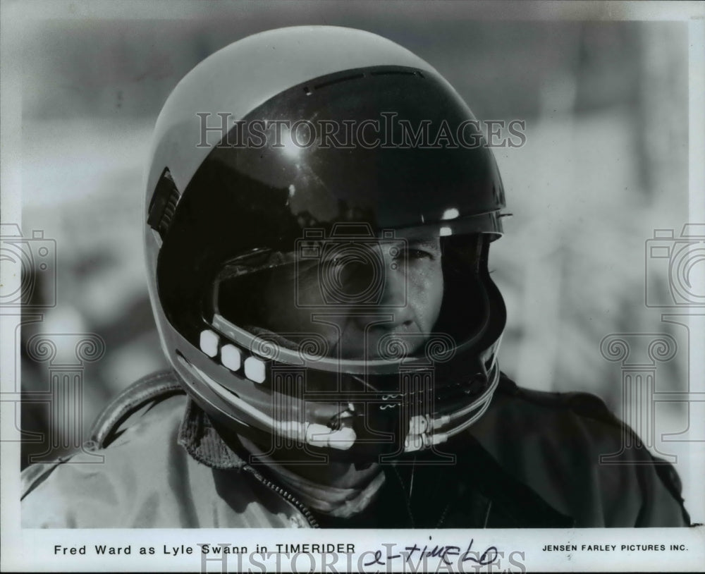 1983, Fred Ward stars as Lyle Swann in Timerider - cvp64222 - Historic Images