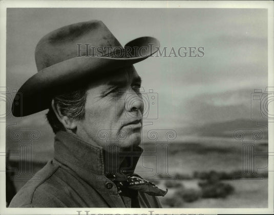 1973 Press Photo David Janssen stars in Pioneer Woman - cvp64350 - Historic Images