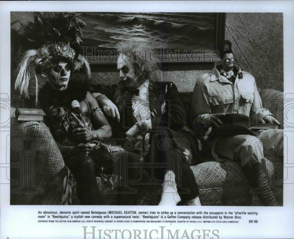 1988, Michael Keaton in Beatlejuice - cvp64432 - Historic Images