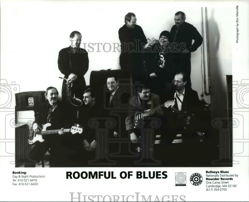 1996, Roomful of Blues Jazz Ensemble Musicians - cvp64443 - Historic Images