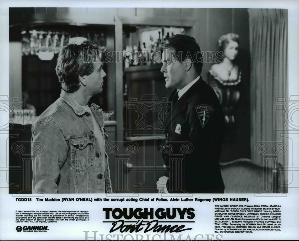 1987, Ryan O&#39;Neal &amp; Wings Hauser in Tough Guys Don&#39;t Dance - Historic Images