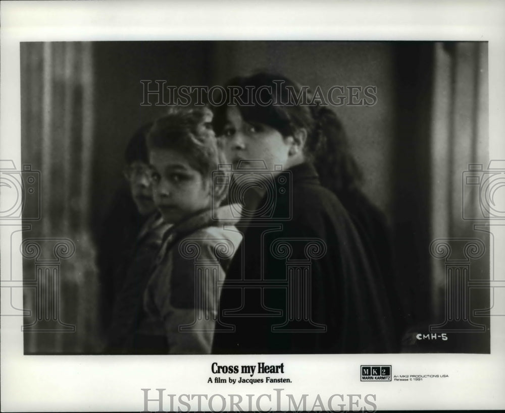 1991, Cecelia Rouaud and Sylvain Copans in Cross My Heart - cvp64625 - Historic Images