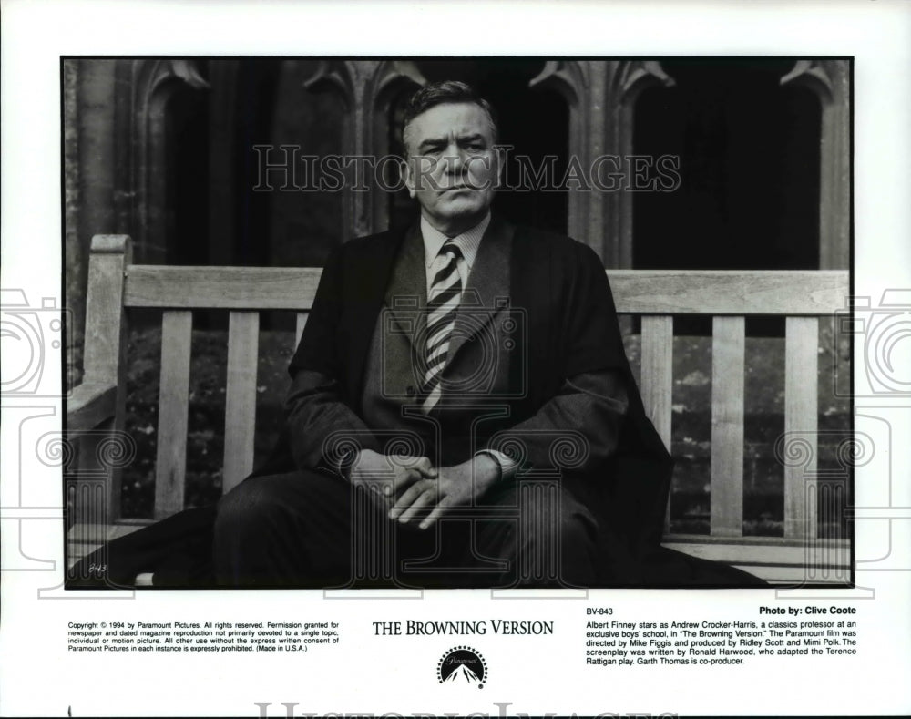 1994, Albert Finney as Andrew Crocker_Harris in The Browning Version - Historic Images