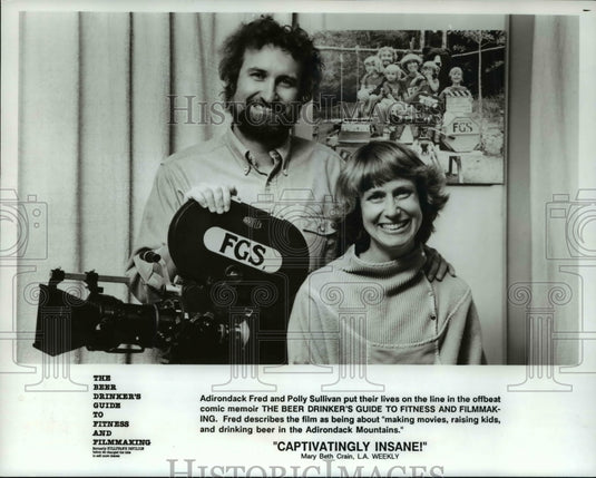 1990 Press Photo The Beer Drinker's Guide To Fitness And Filmmaking - cvp64724- Historic Images