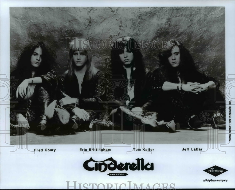 1990 Press Photo F. Coury, E. Brittingham, T. Keifer & J. LaBar of Cinderella- Historic Images