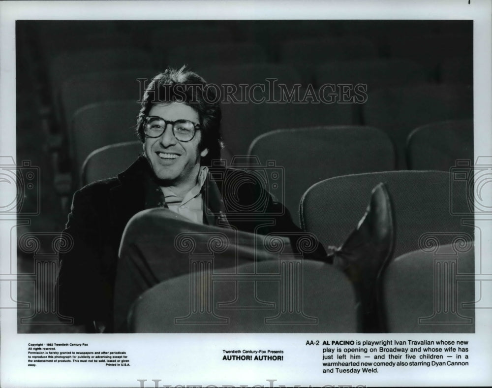 1982 Press Photo Al Pacino in Author Author - cvp64831 - Historic Images
