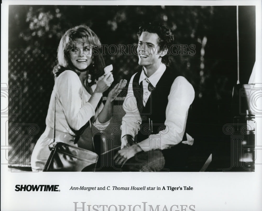 Press Photo C. Thomas Howell and Ann-Margaret in A Tiger&#39;s Tale - cvp64897-Historic Images