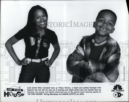 Press Photo Maia Campbell and Dee Jay Daniels in In The House - cvp64958 - Historic Images
