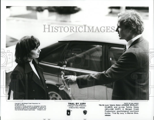 1994, Joanne Whalley-Kilmer,William Hurt in Trial by Jury - Historic Images