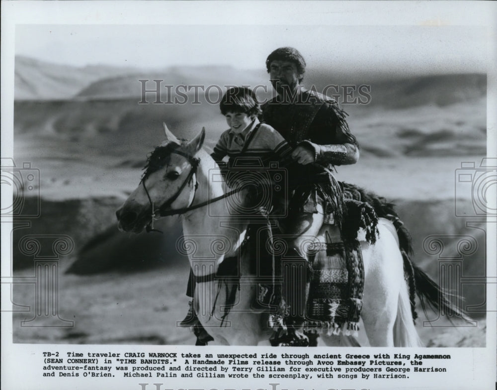 1980 Press Photo Craig Warnock in Time Bandits - cvp65110- Historic Images