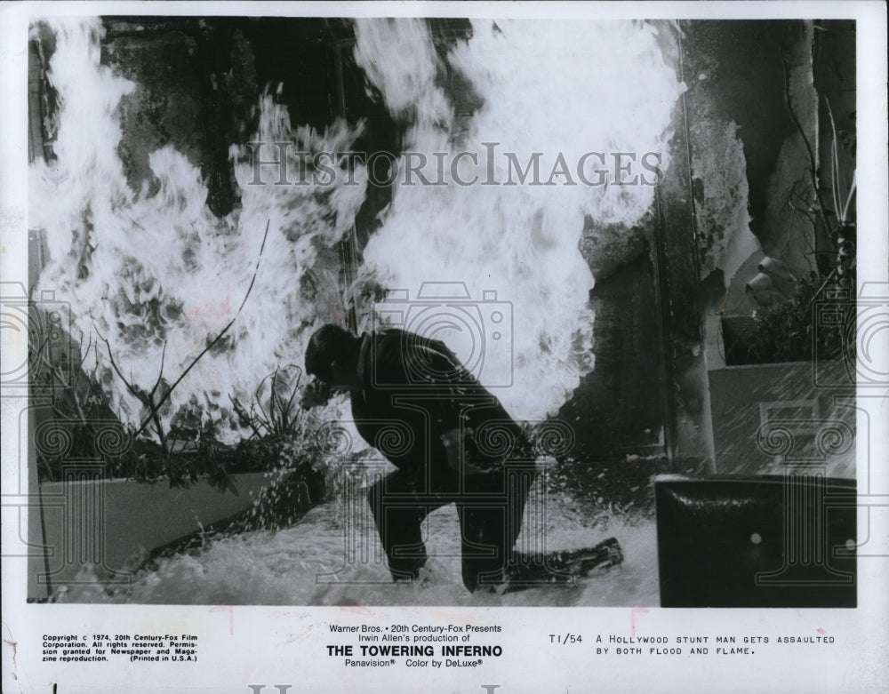 1974, Scene From The Towering Inferno - cvp65115 - Historic Images