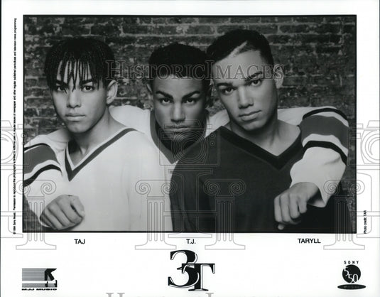 1997 Press Photo Taj, TJ, Taryll of 3T - cvp65134- Historic Images