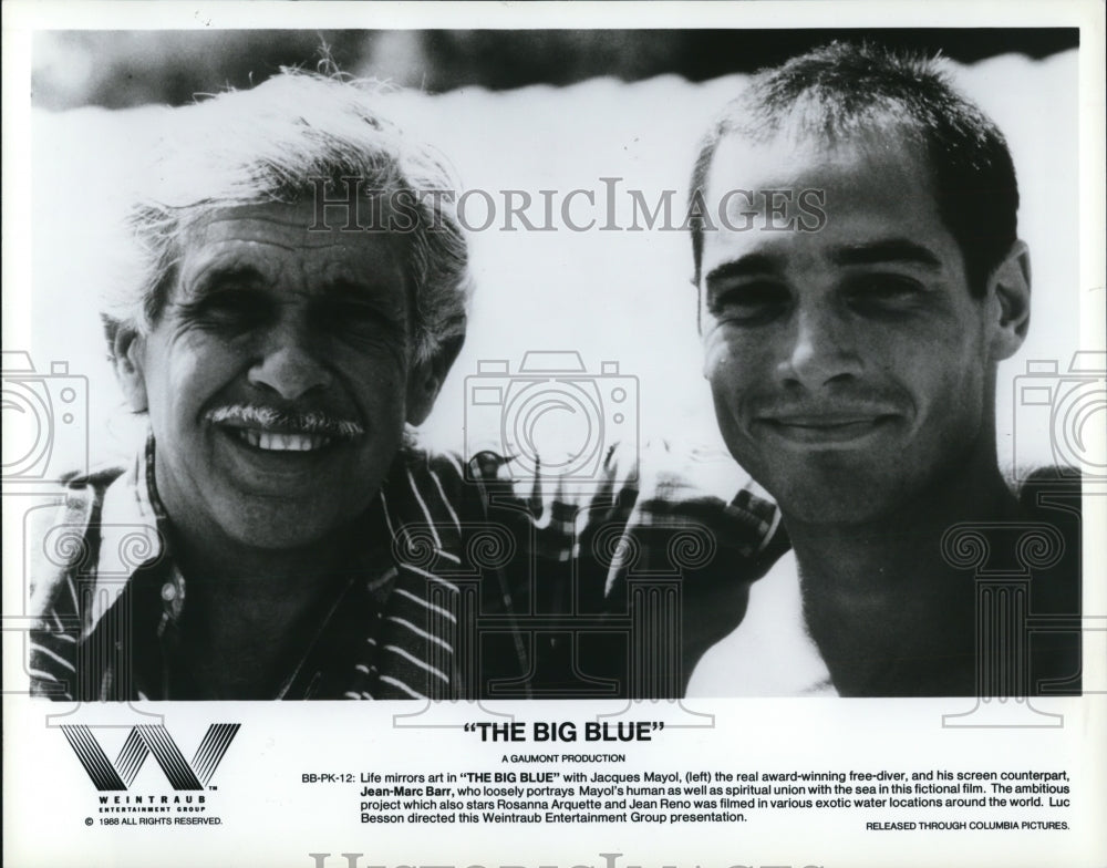 1988 Press Photo Movie The Big Blue - cvp65305 - Historic Images