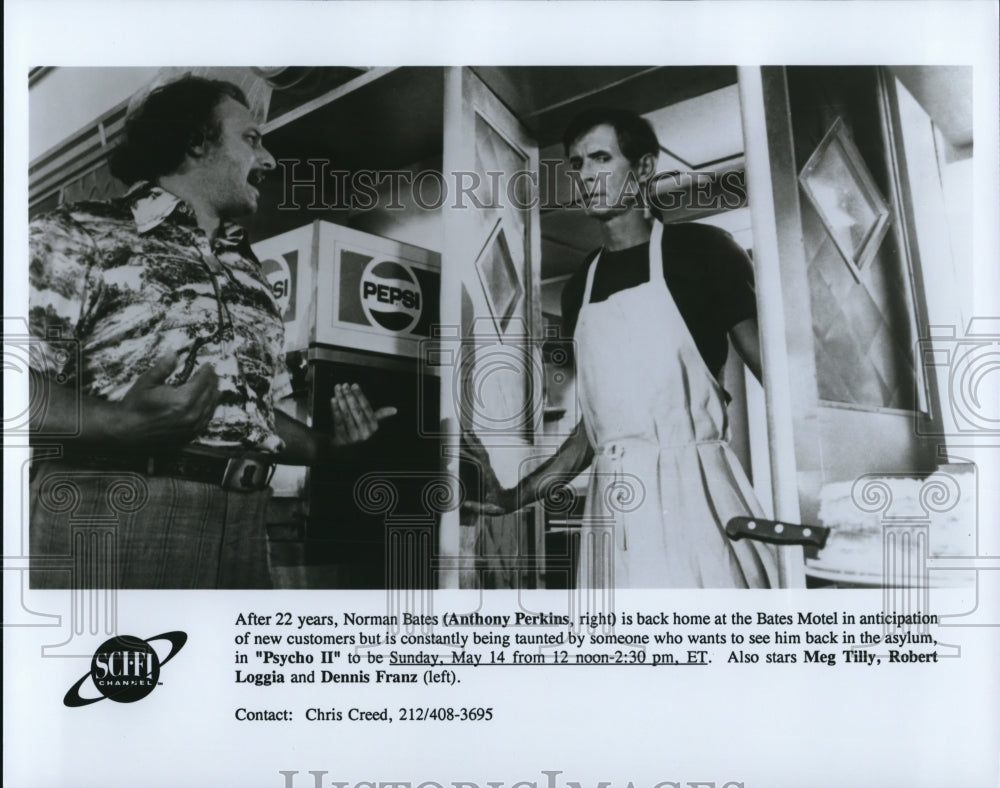 Press Photo Anthony Perkins stars as Norman Bates in Psycho II - cvp65521 - Historic Images