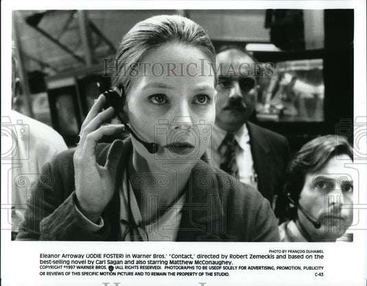1997 Press Photo Jodie Foster in Contact - cvp65691 - Historic Images