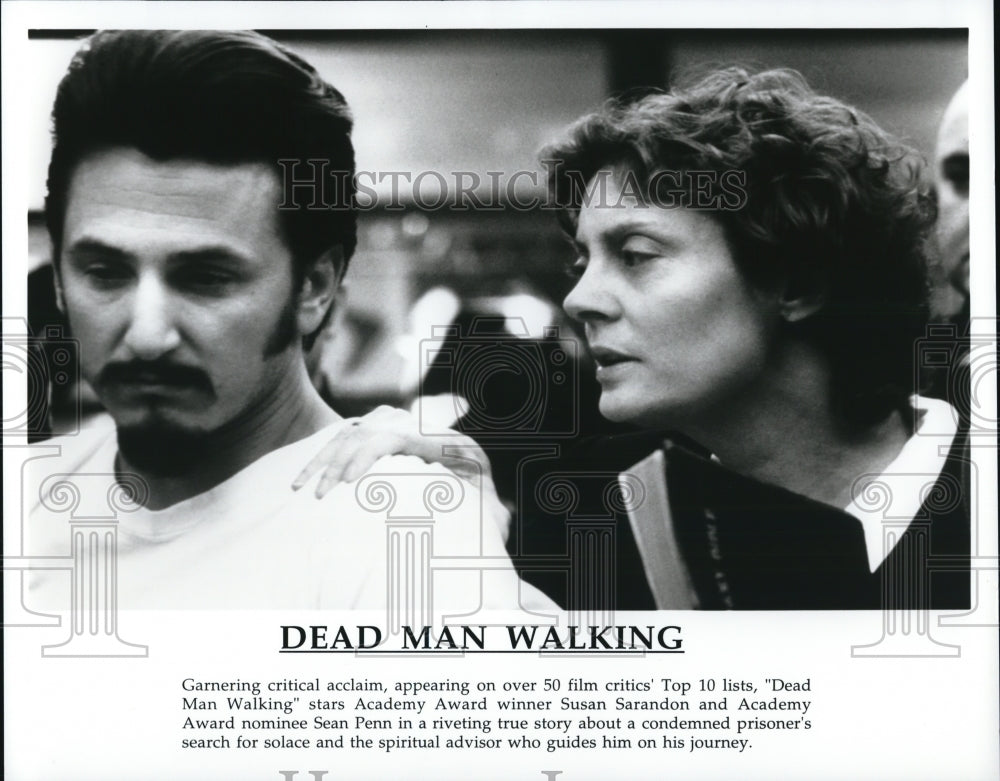 Press Photo Susan Sarandon and Sean Penn star in Dead Man Walking - cvp65985-Historic Images