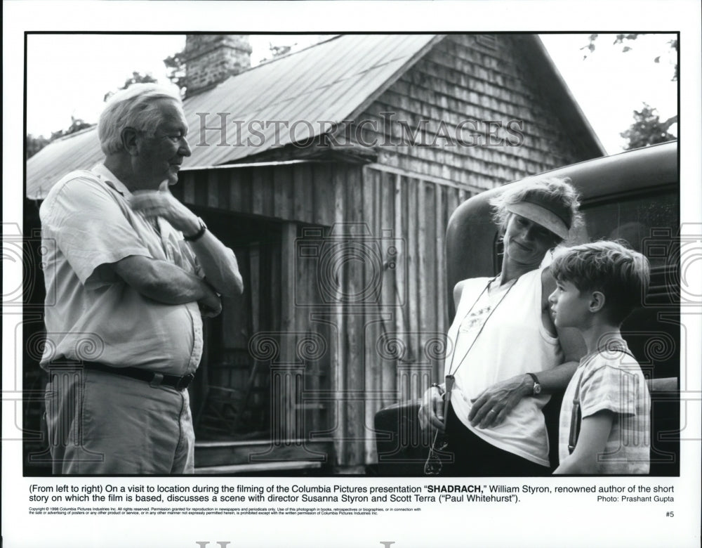 1998 Press Photo Sharach William Styron Paul Whitehurst - cvp66018- Historic Images