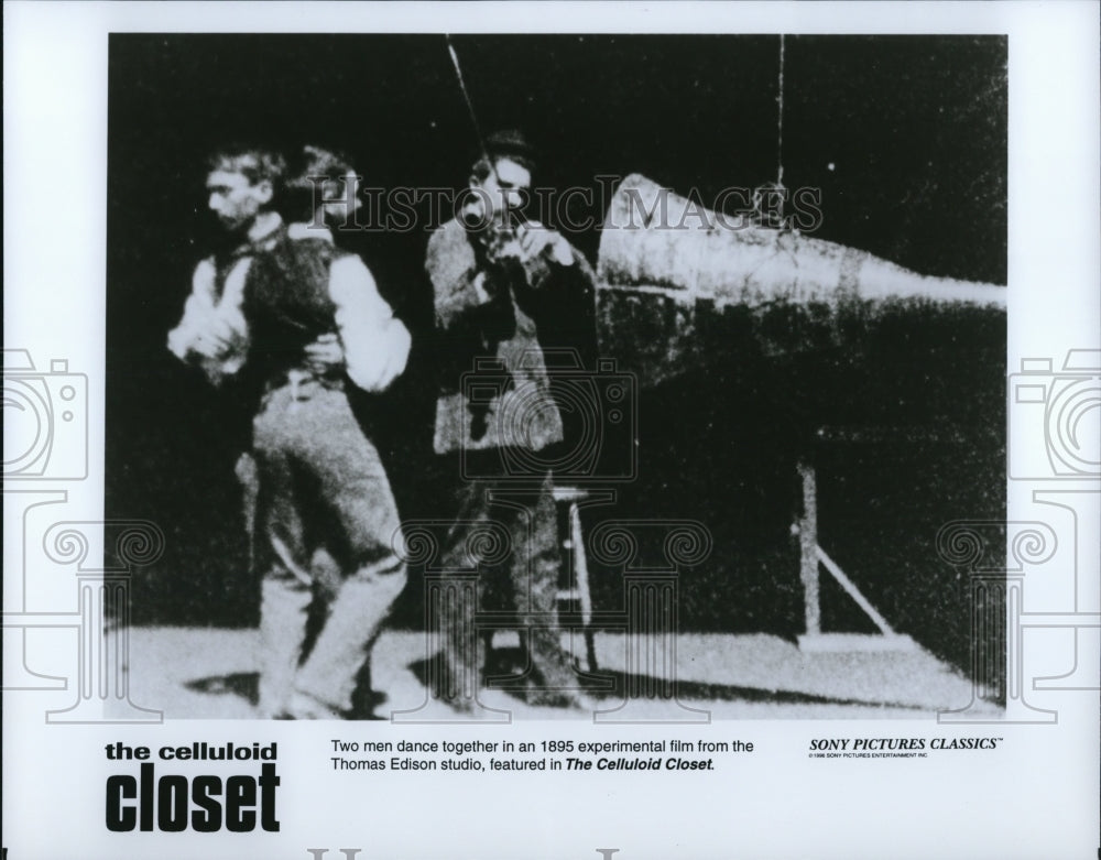 1996 Press Photo 1895 experimental film Thomas Edison Studio in Celluloid Closet - Historic Images