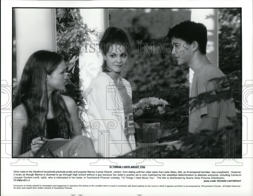 Press Photo 10 Things I Hate About You Larisa Bianca Julia Stiles - cvp66167 - Historic Images