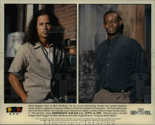 1997, Garett Maggart and Bruce Young star in The Sentinel TV show - Historic Images
