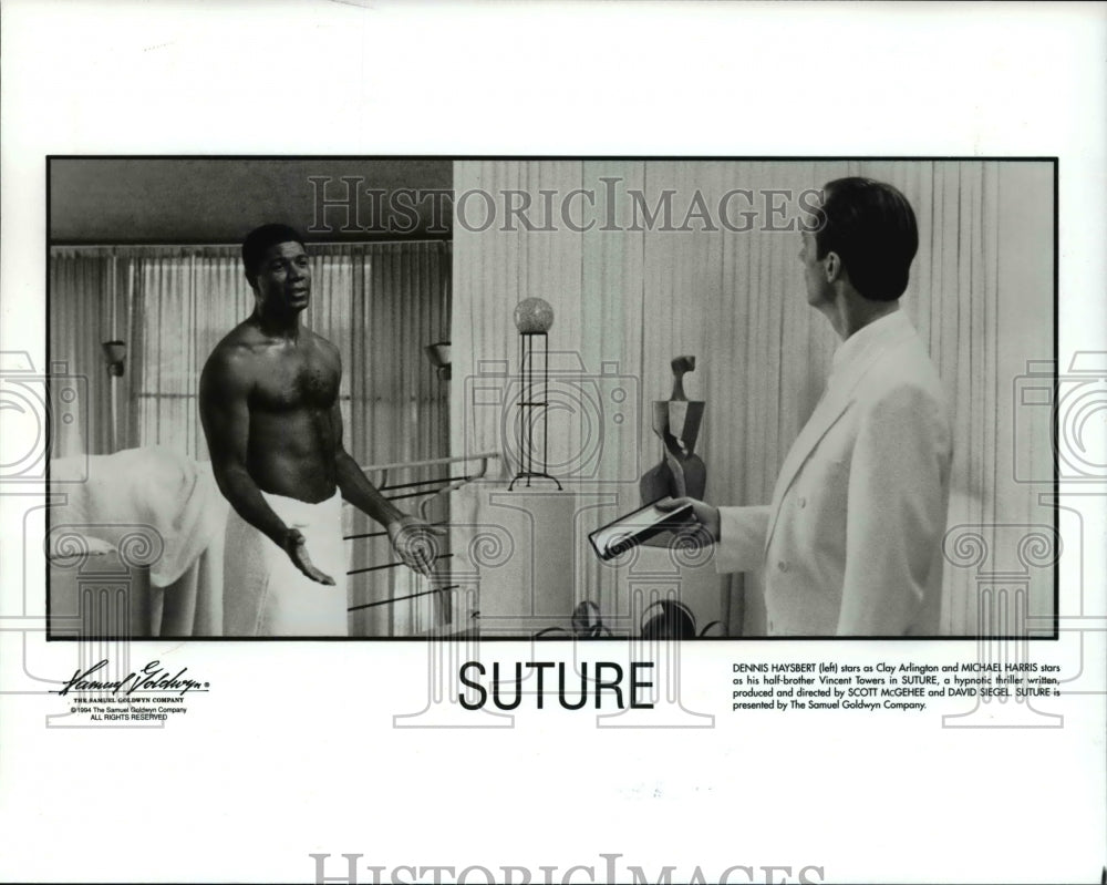 1994, Dennis Haysbert &amp; Michael Harris in Suture - cvp66697 - Historic Images