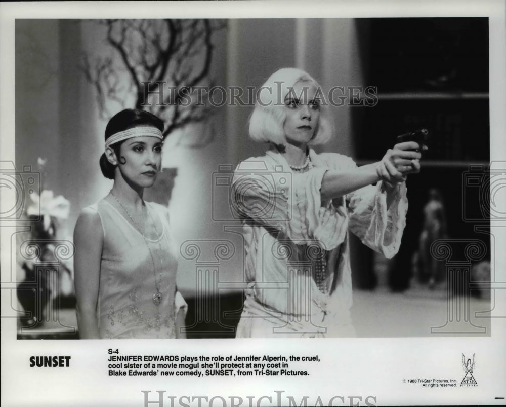 1989 Press Photo Jennifer Edwards stars as Jennifer Alperin in Sunset- Historic Images