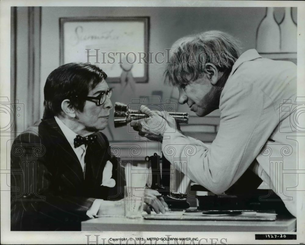 1975 Press Photo George Burns and Walter Matthau in The Sunshine Boys- Historic Images