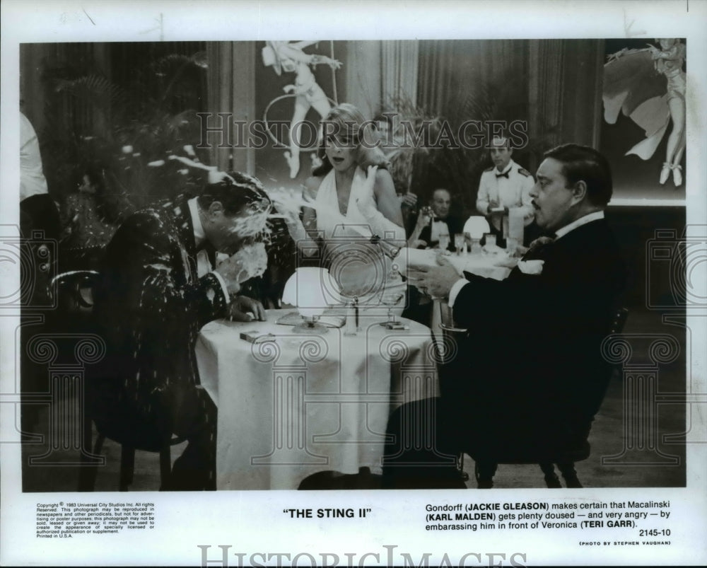 1983, Jackie Gleason Karl Malden and Teri Garr star in The Sting II - Historic Images