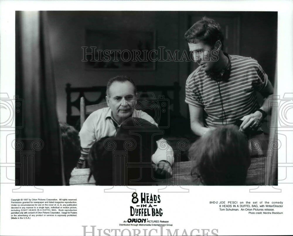 1997 Press Photo Movie 8 Heads in a Duffel Bag - cvp67136 - Historic Images