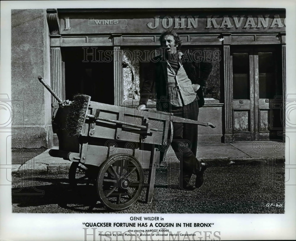 1971 Press Photo Gene Wilder in Quacksacker Fortune has a Cousin in the Bronx - Historic Images