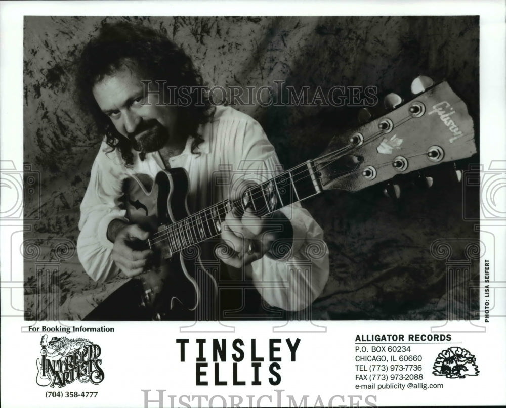 Press Photo Tinsley Ellis American Blues Rock Musician - Historic Images