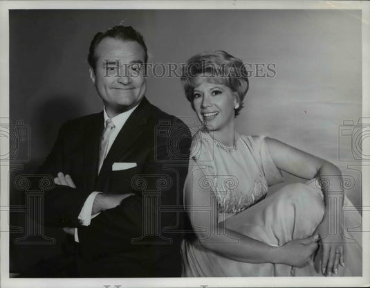 Press Photo Red Skelton, Dinah Shore - cvp67332 - Historic Images