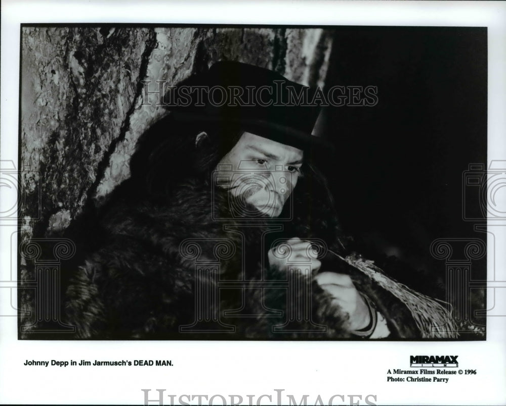 1996 Press Photo Johnny Depp in Dead Man - cvp67374 - Historic Images