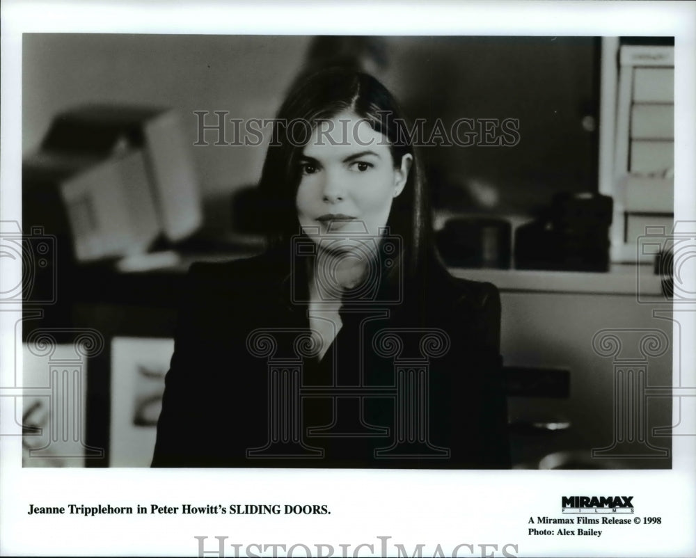 1998 Press Photo Jeanne Tripplehorn stars in Sliding Doors - cvp67436 - Historic Images