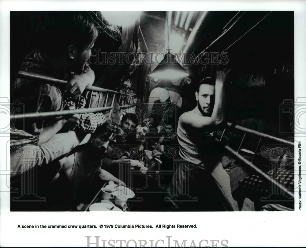 1979 Press Photo Scene from Crammed Crew Quarters - cvp67649-Historic Images