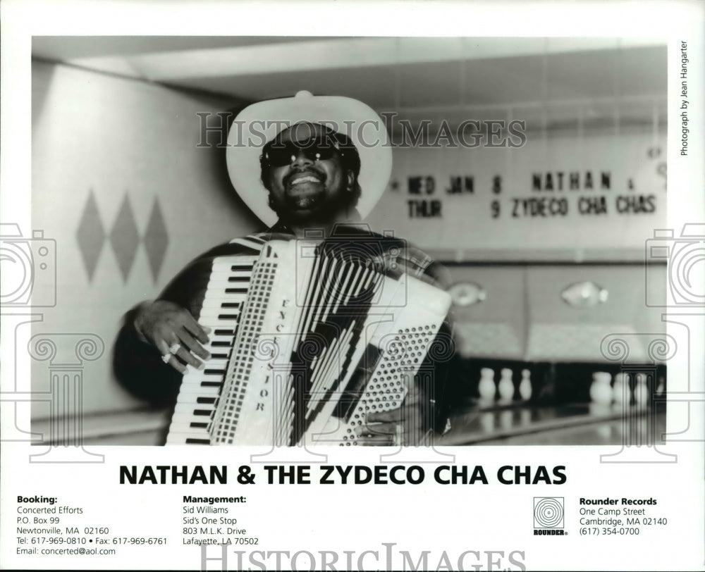 Press Photo Nathan &amp; The Zydeco Cha Chas - cvp67735 - Historic Images