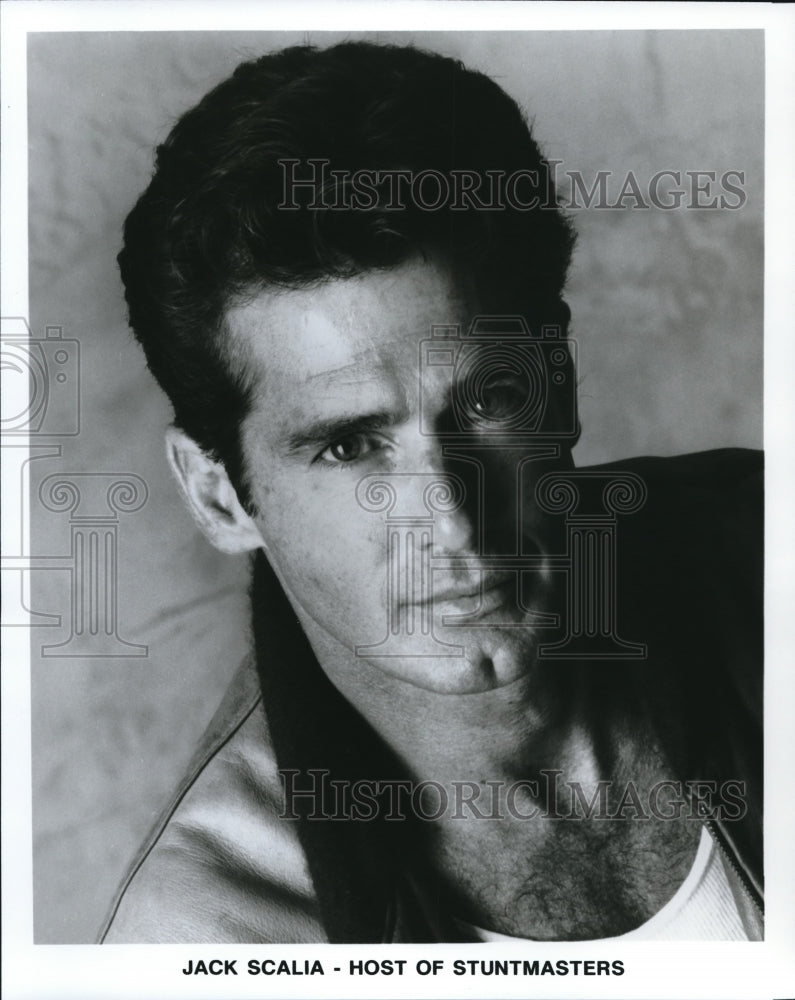 Press Photo Jack Scalie host of Stuntmasters - cvp67838 - Historic Images