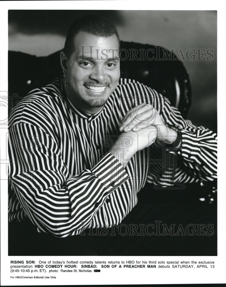 Press Photo Sinbad on Son of a Preacher Man - cvp67864 - Historic Images